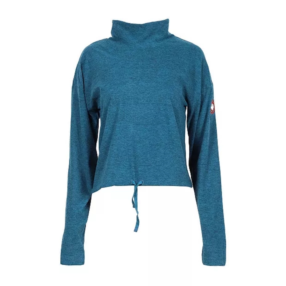 Canada Weather Gear Supreme Soft Mock Neck Sweatshirt Blue Size M